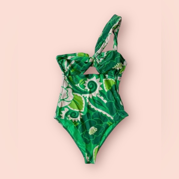 Farm Rio Tropical Groove One Piece Swimsuit Size Extra Large - Picture 2 of 5